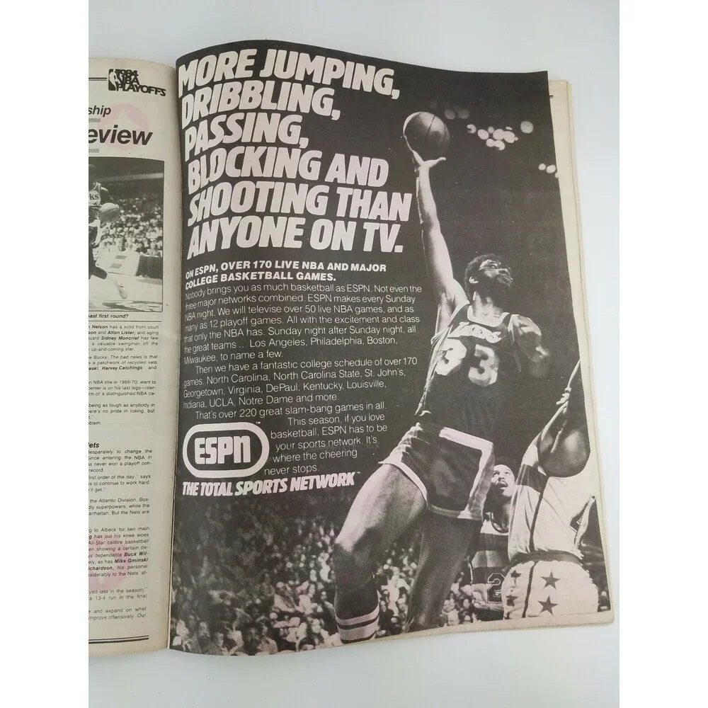 RARE 1984 NBA Today Newspaper Magazine Basketball CELTICS Red Auerbach VTG 80s
